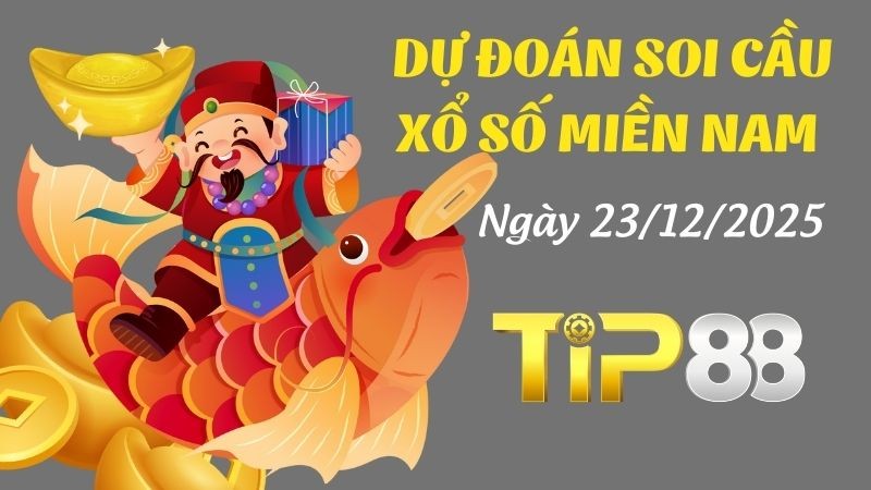 TIP88 Dự Đoán Soi Cầu Xổ Số Miền Nam Ngày 23/12/2025 - Dự Đoán Con Lô Chắc Chắn Về